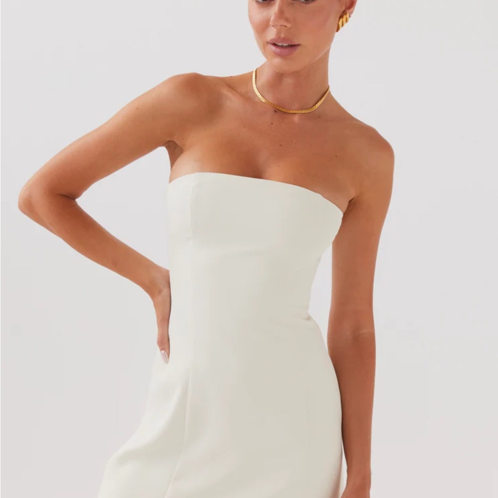 Peppermayo Ayanna Strapless Mini Dress